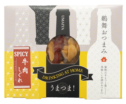 鵜舞屋 送酒小食Spicy 牛肉絲 うまつまSpicy牛肉しぐれ 53g